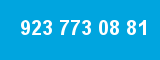 923 773 08 81 923 773 08 81